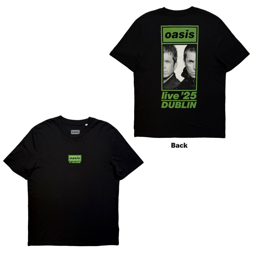 Oasis - Dublin 17 Aug Event Herren TShirt - Schwarz